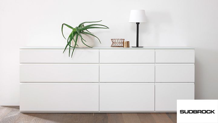 Sudbrock Cubo Sideboard weiß