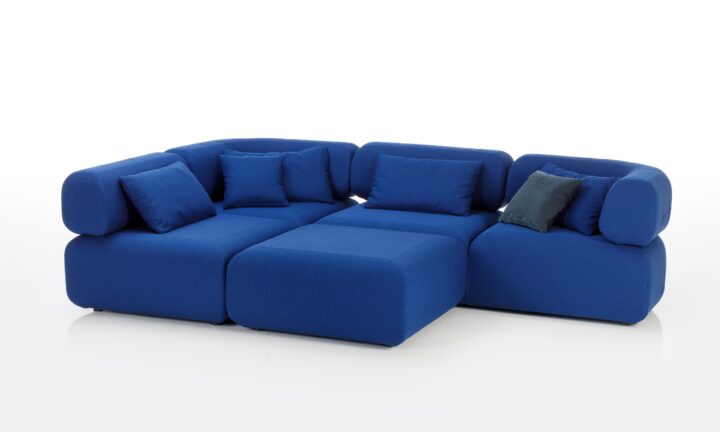 2023 Bruehl all together Sofa Couch Möbel Meiss blau schlafsofa