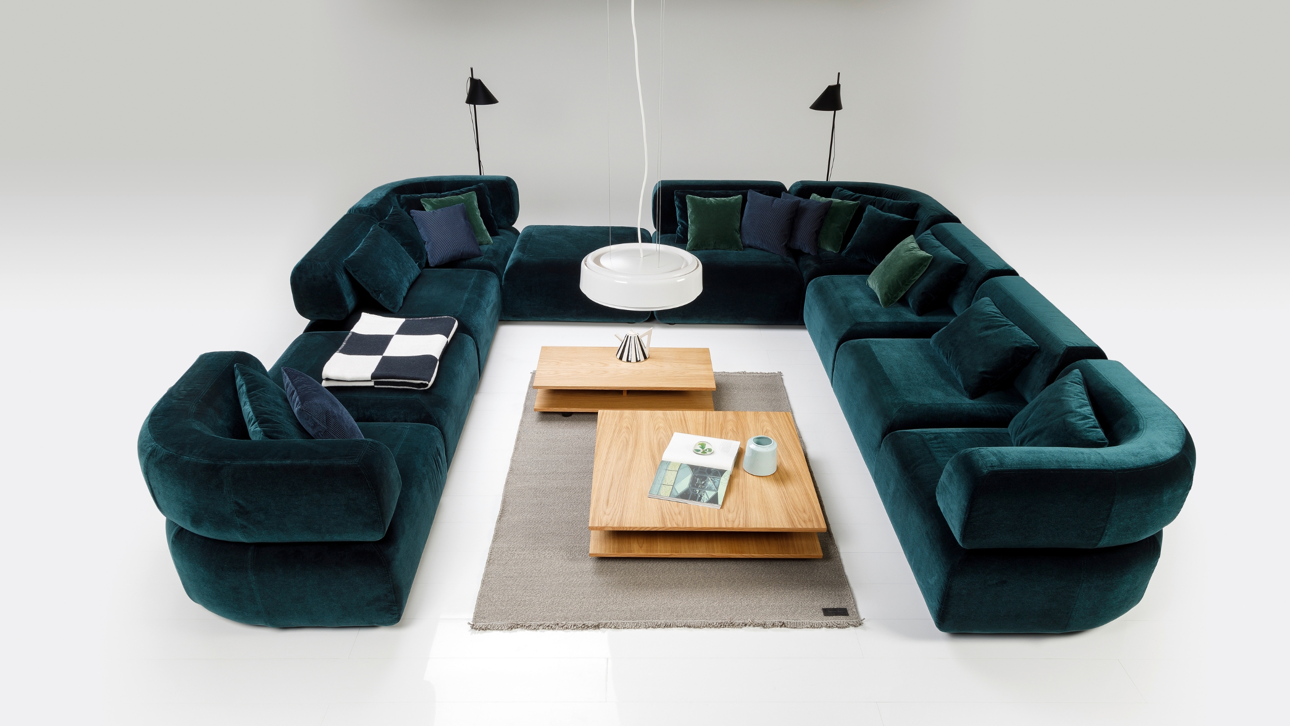 2023 Bruehl all together Sofa Couch Möbel Meiss gruen wohnlandschaft