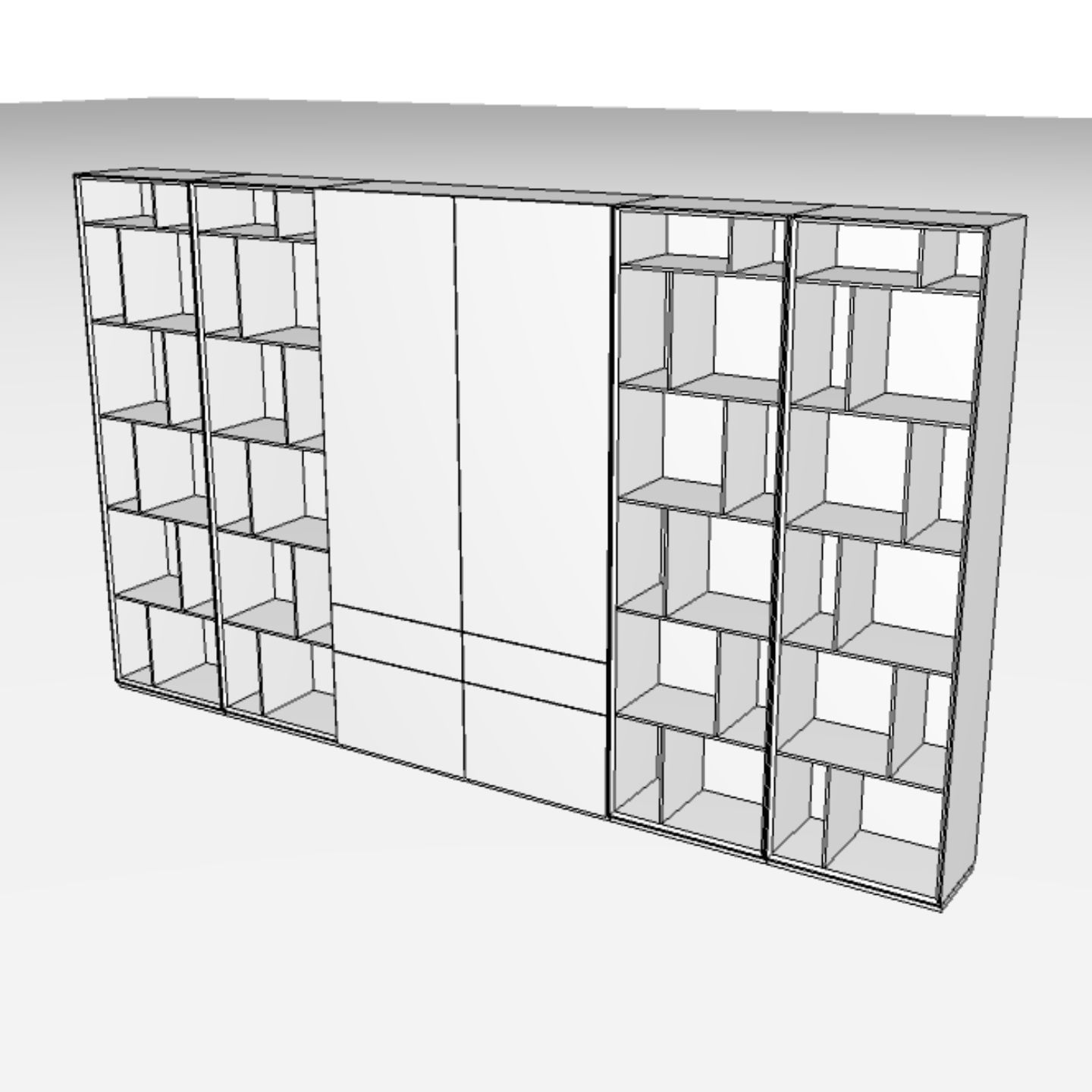 Möbel Meiss Kettnaker Alea Wohnwand 3D Planung Beispiel