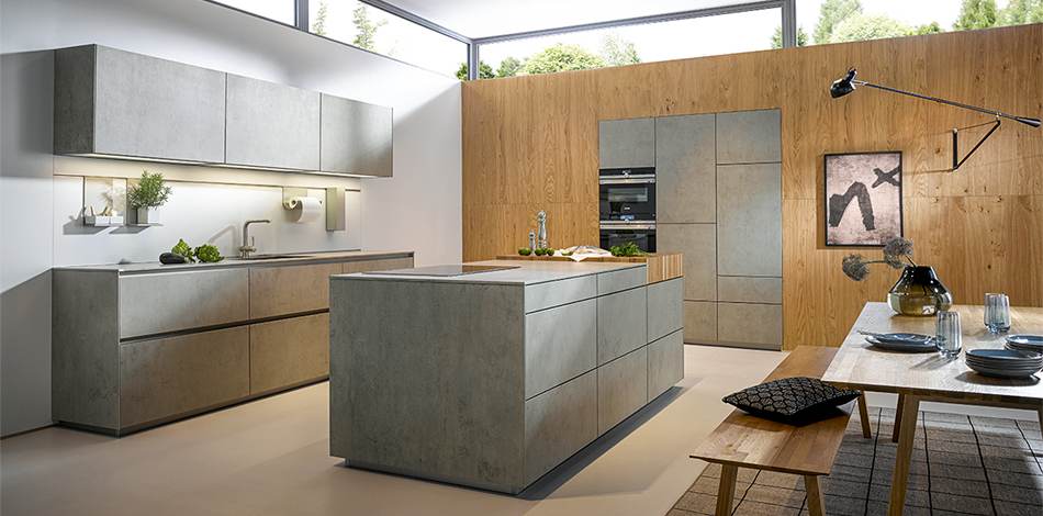 Premium Küche NX950 Ceramic Beton
