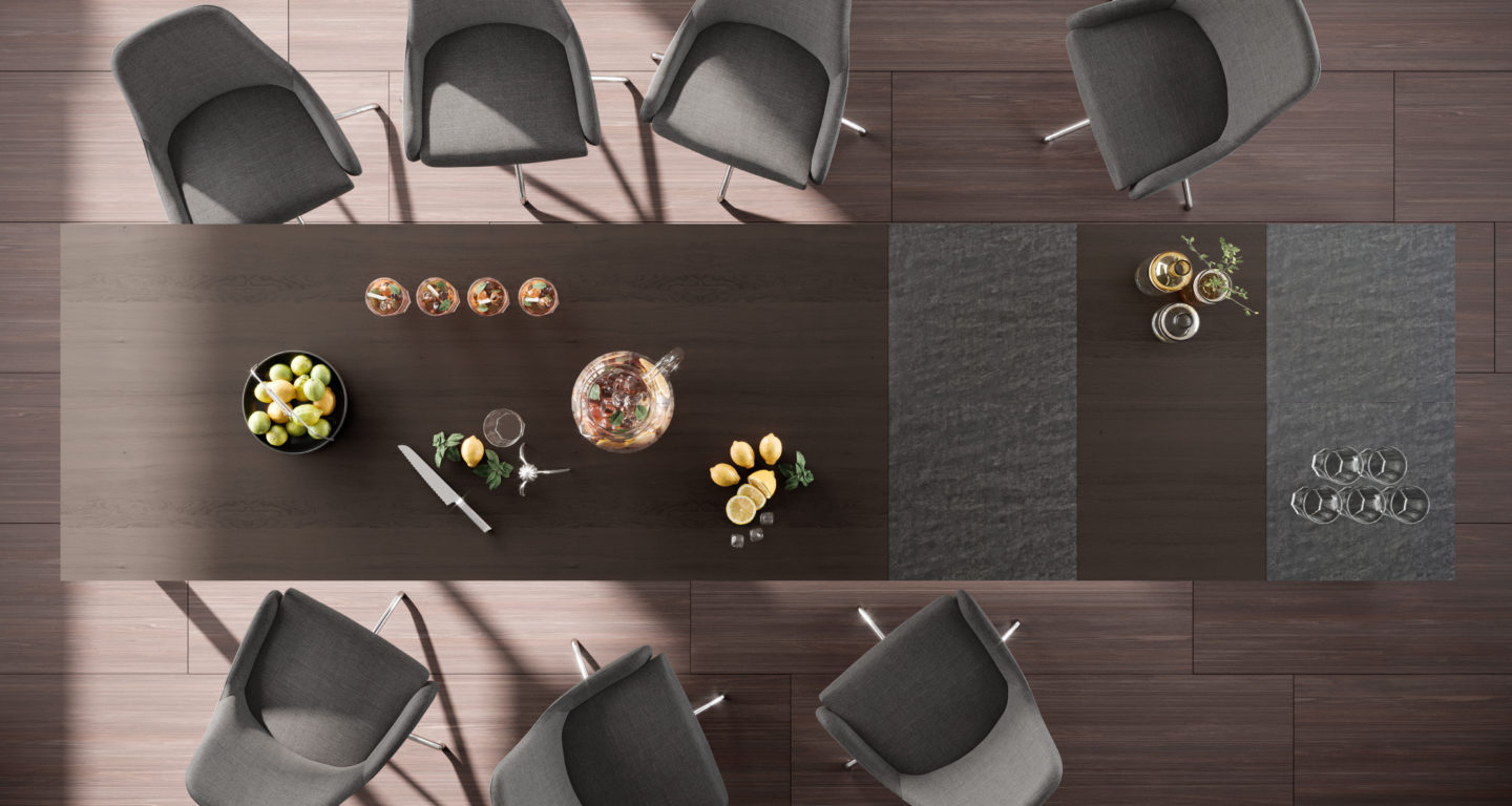 Willisau Prato Tisch mit Pendola Stühlen